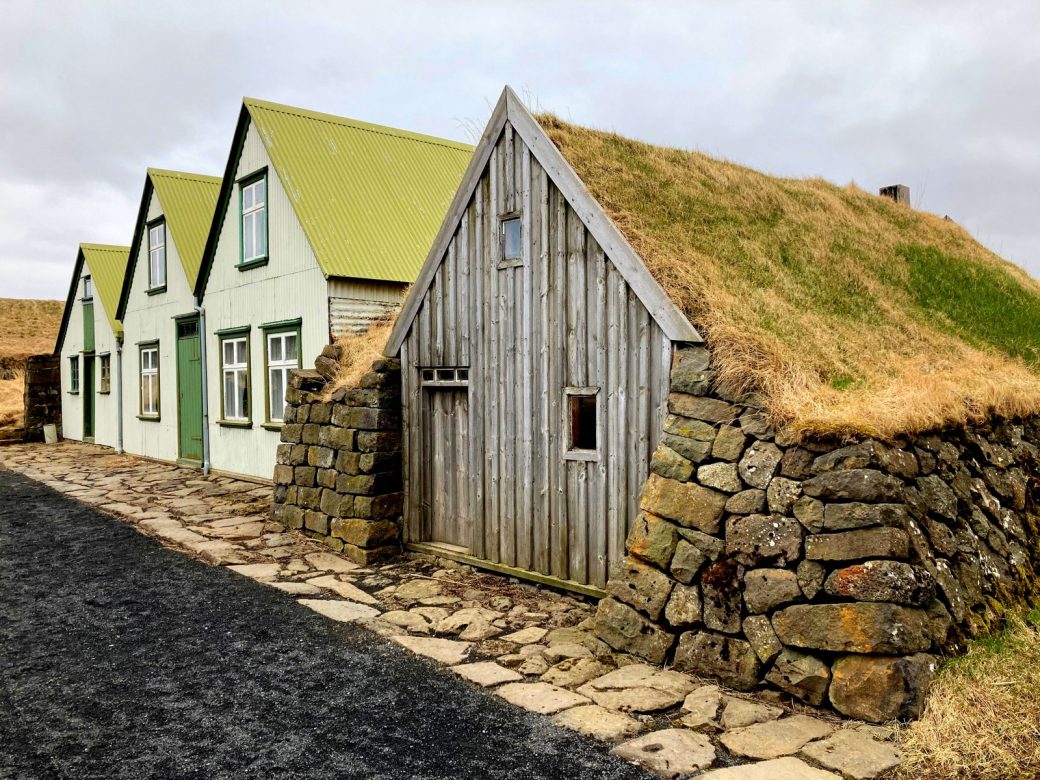 Turf houses at Árbæjarsafn